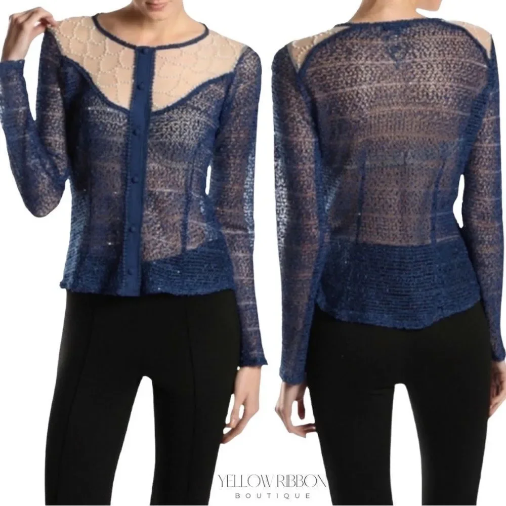 NEW Ryu A’reve Pearl Neckline Blouse